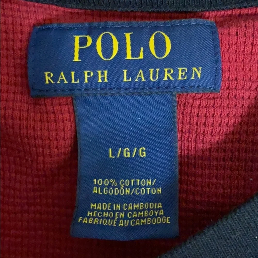 Polo Ralph Lauren thick thermal long sleeve